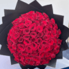 100 red roses bouquet for romantic flower delivery in Dubai – Goshen Flowers