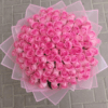 luxury gift box with 100 fresh pink roses bouquet, can be arranged in a blush-toned keepsake box for Dubai flower delivery and premium occasions