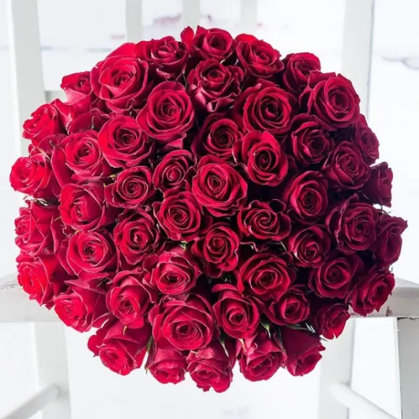 Premium red roses bouquet Dubai Valentine's Day delivery starting AED 149