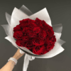 Premium Valentine’s Day roses delivery in Dubai, UAE – fresh red roses bouquet with lush foliage and elegant gift box